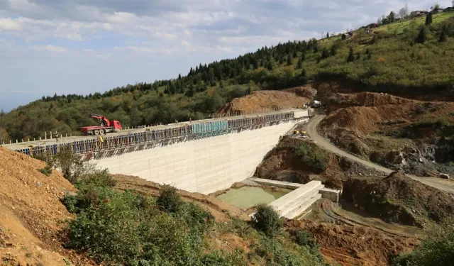 Uçarsu Göleti Trabzon'un su ihtiyacına nefes olacak