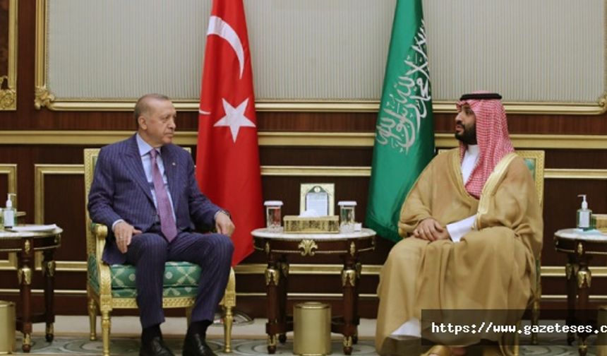 Cumhurbaşkanı Erdoğan, Suudi Prens ile Sarayda buluştu