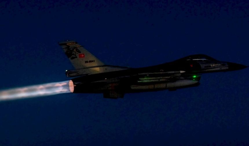 Irak Kuzeyine Hava Harekâtları İle 16 hedef imha edildi
