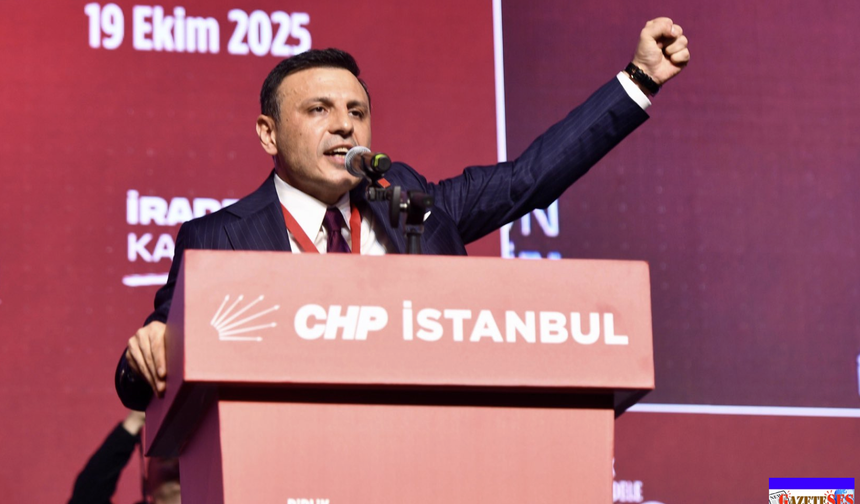 Özgür Çelik,  yeniden CHP İstanbul İl Başkanı seçildi