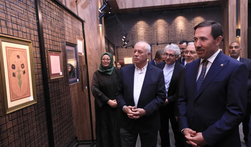 Konya'da Karatay Sanat Merkezi'nden geleneksel sanatlar sergisi