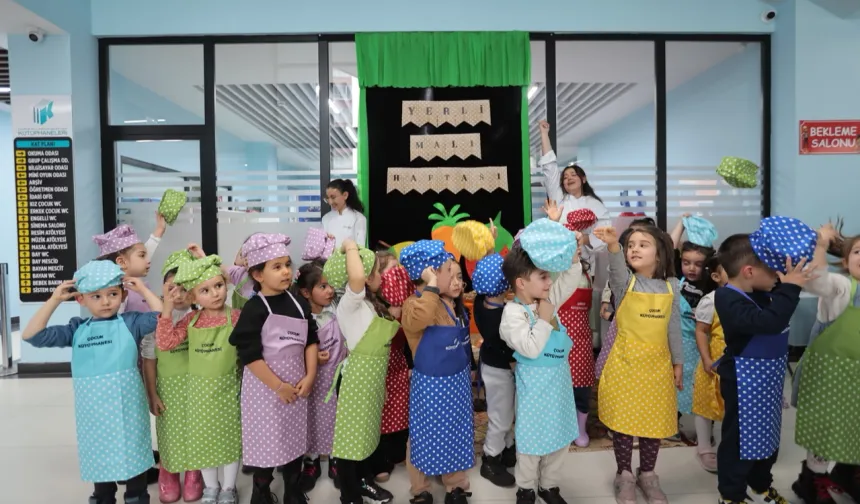 Kayserili minik şefler mutfağa girdi
