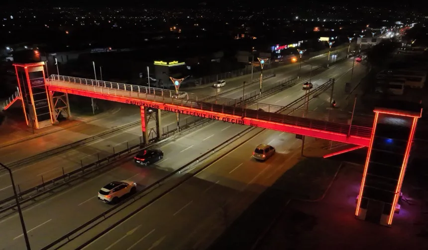 Kadına şiddete karşı turuncu mesaj