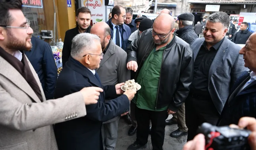 Memduh Büyükkılıç'tan esnaf ziyaretleri