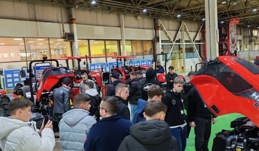 Öğrencilerden yerli ve millî sanayiye teknik ziyaret