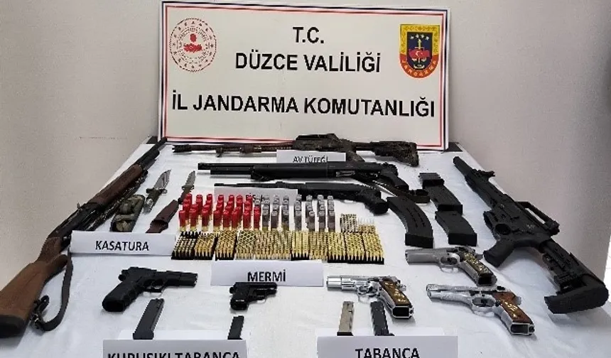Düzce'de jandarmadan operasyon