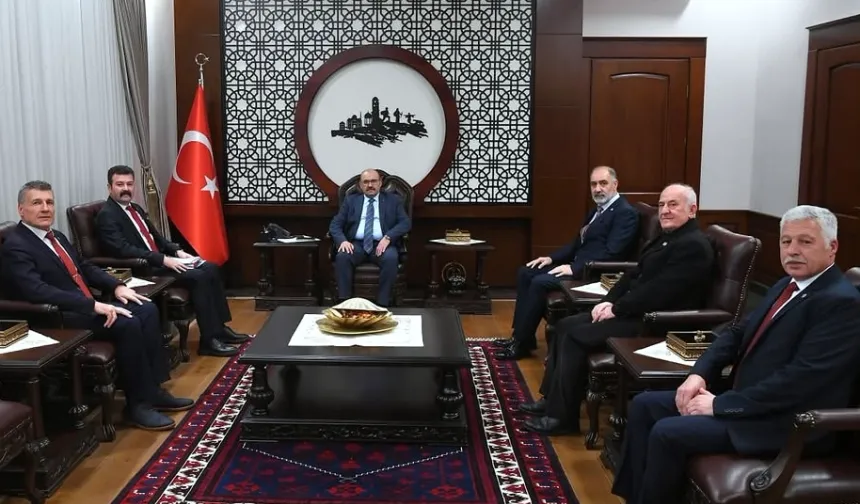 Balıkesir'de Emekli Emniyet Mensuplarından Vali Ustaoğlu'na ziyaret