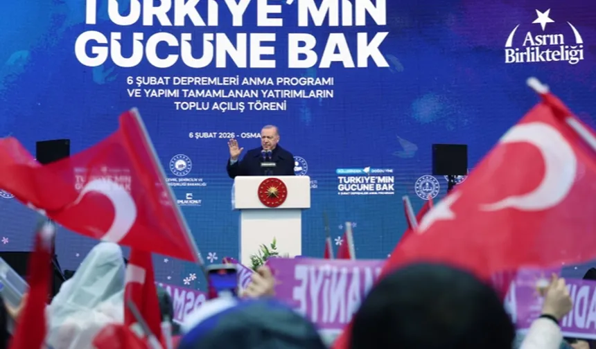 Cumhurbaşkanı Erdoğan: 86 milyon olarak küllerimizden yeniden doğduk