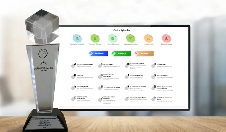 Online KOSKİ'ye 'halkın favorisi' ödülü