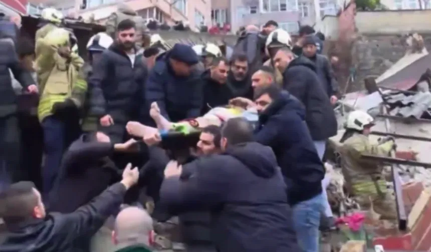 İstanbul Fatih'te doğal gaz patlaması! Mahsur kalanlar kurtarılıyor