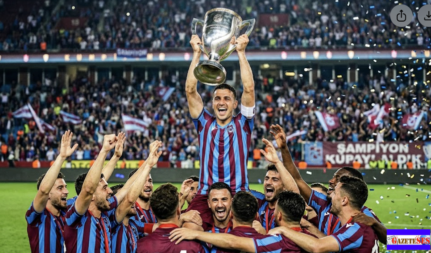Fırtına durdurulamıyor! Trabzonspor Kupayı Müzesine Götürdü