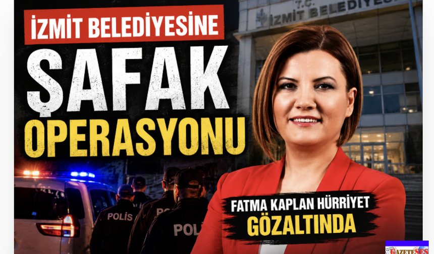 İzmit Belediyesi'ne Şafak Operasyonu... Başkan ve ve 31 kişi gözaltında...