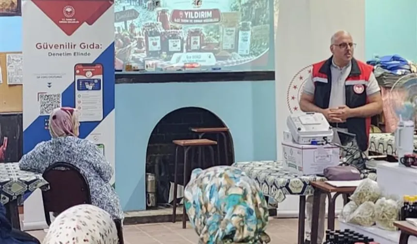 Cumalıkızık'taki gıda işletmelerine 'güvenilir gıda' eğitimi