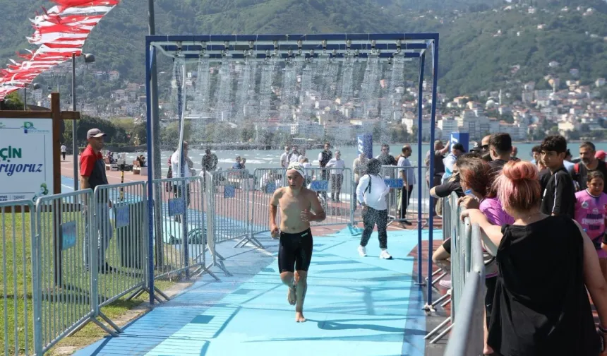 Ordu'da triatlon heyecanı