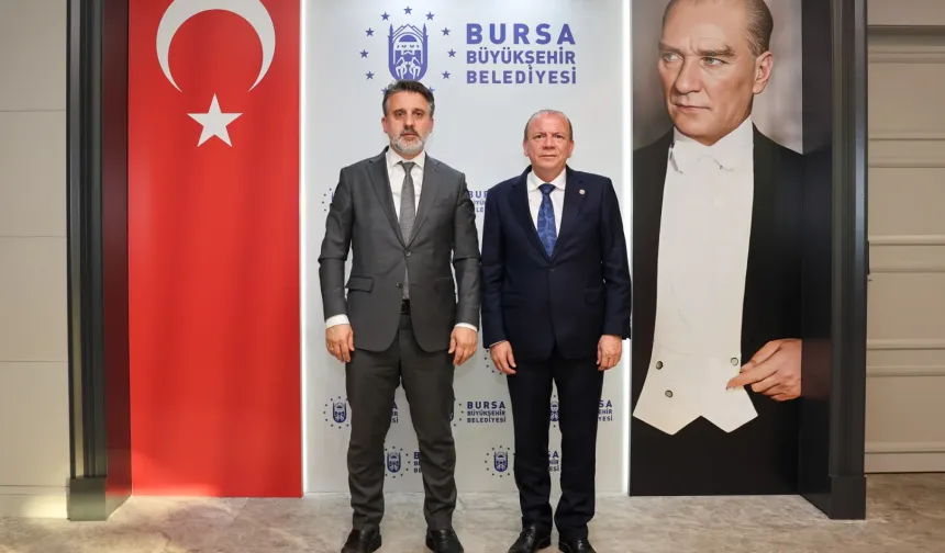 BTSO Başkanı Matlı'dan Büyükşehir Belediye Başkan Vekili Biba'ya ziyaret