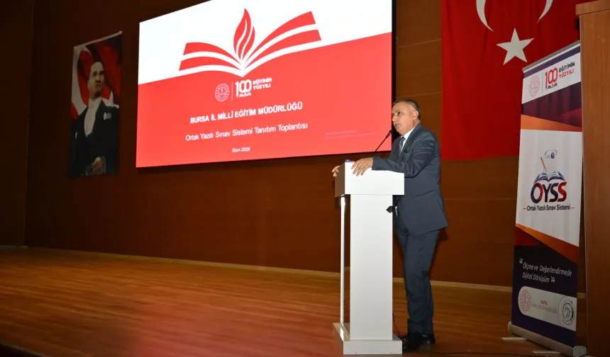 Bursa'da Ortak Yazılı Sınav Sistemi toplantısı yapıldı