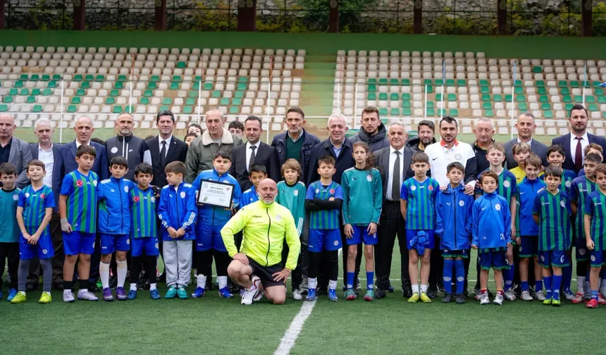 Çaykur Rizespor futbol şenliği coşkusu