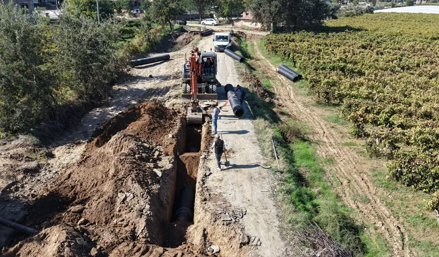 Manisa Sarıgöl'de taşkın riskine karşı hamle