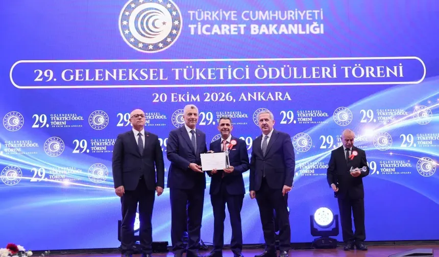 Mehmet Çetinkaya'ya anlamlı ödül