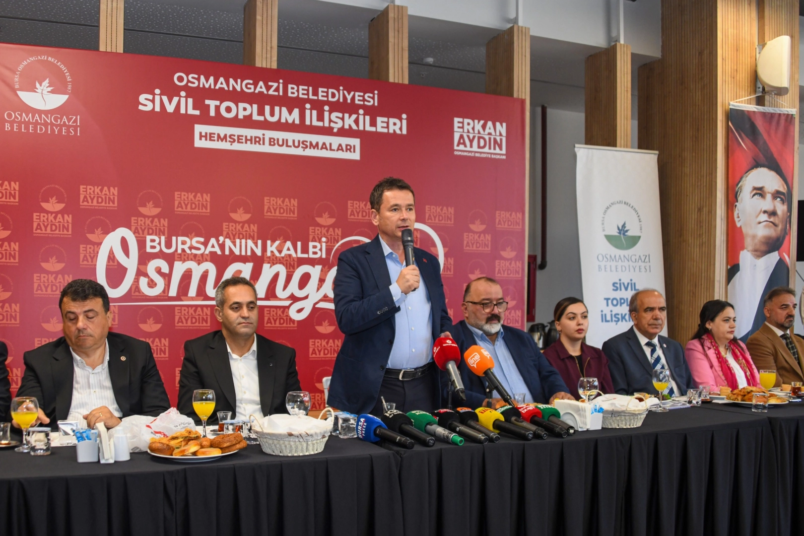 Bursa Osmangazi'de farklı kültürler aynı masada