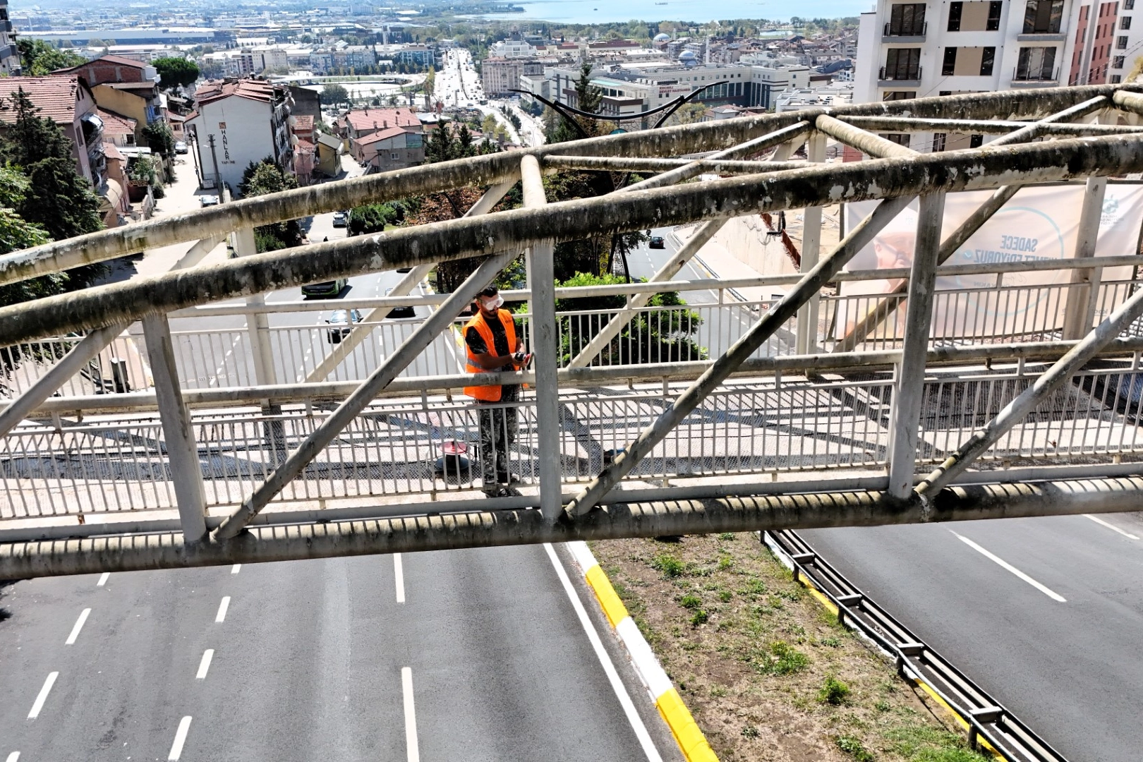Santral Rampası'nda çevre düzenlemesi